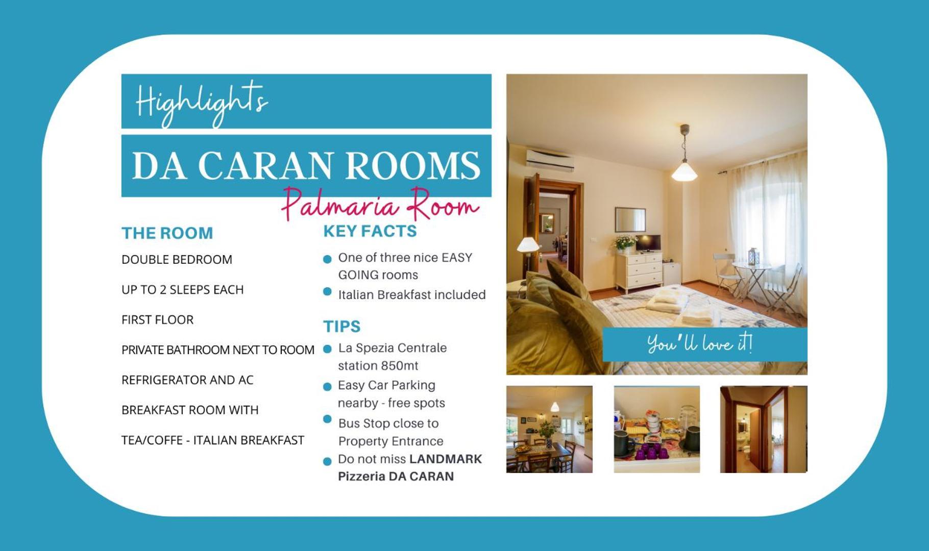 Da Caran Rooms With Ac La Spezia Exteriör bild